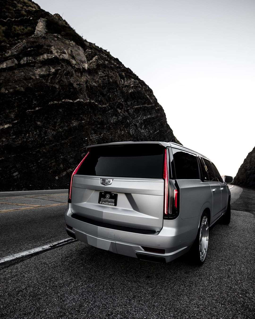 Rear of the Cadillac Escalade ESV