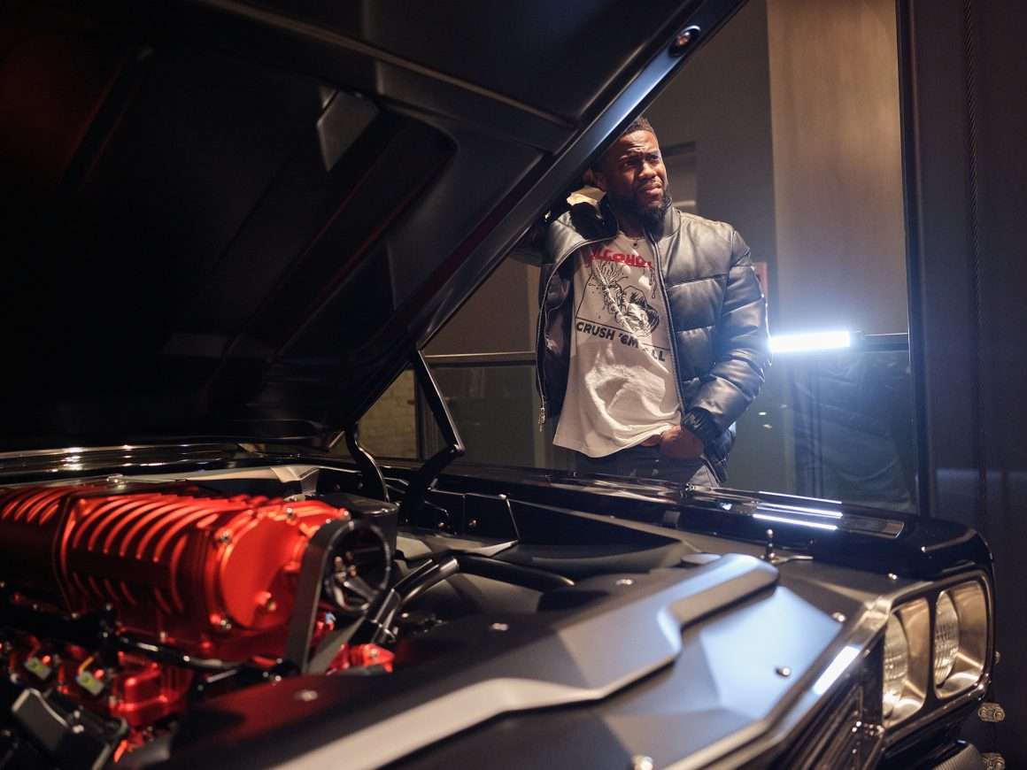 Kevin Hart with his 1969 Plymouth