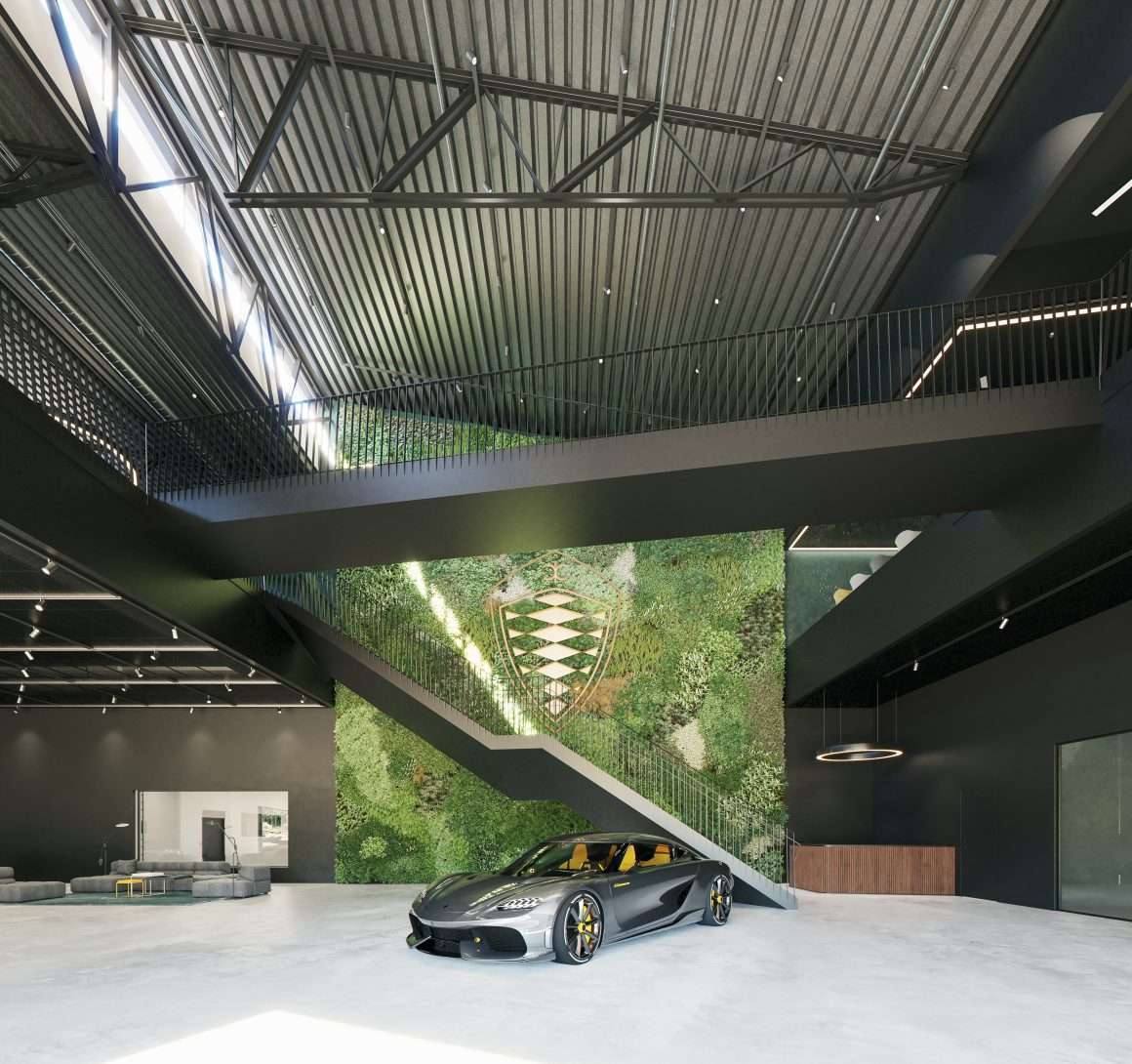 Koenigsegg Jesko inside the factory
