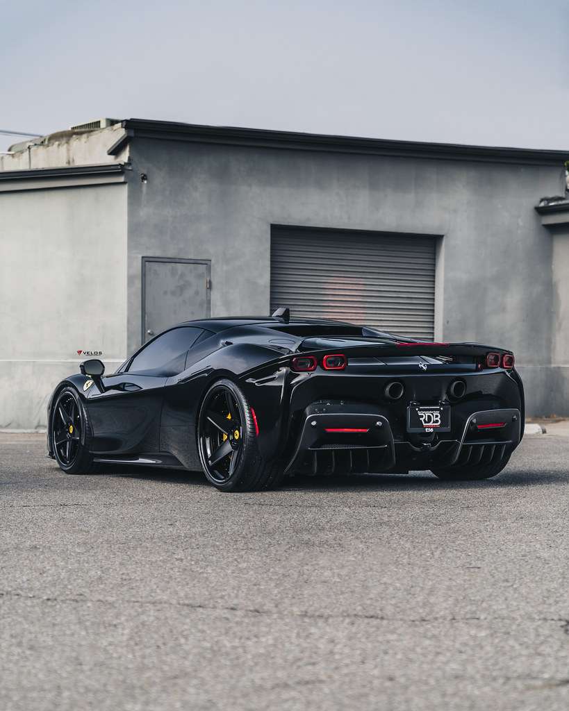 Moe Shalizi’s Ferrari SF90 rear