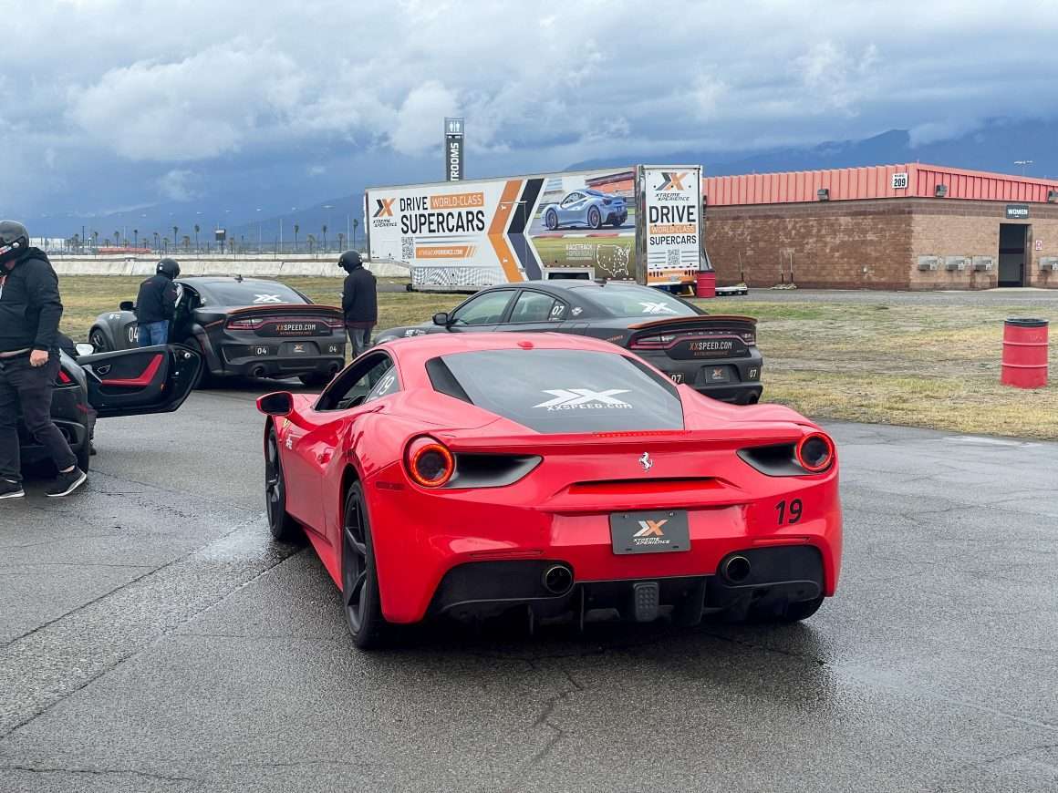 Ferrari rear shot