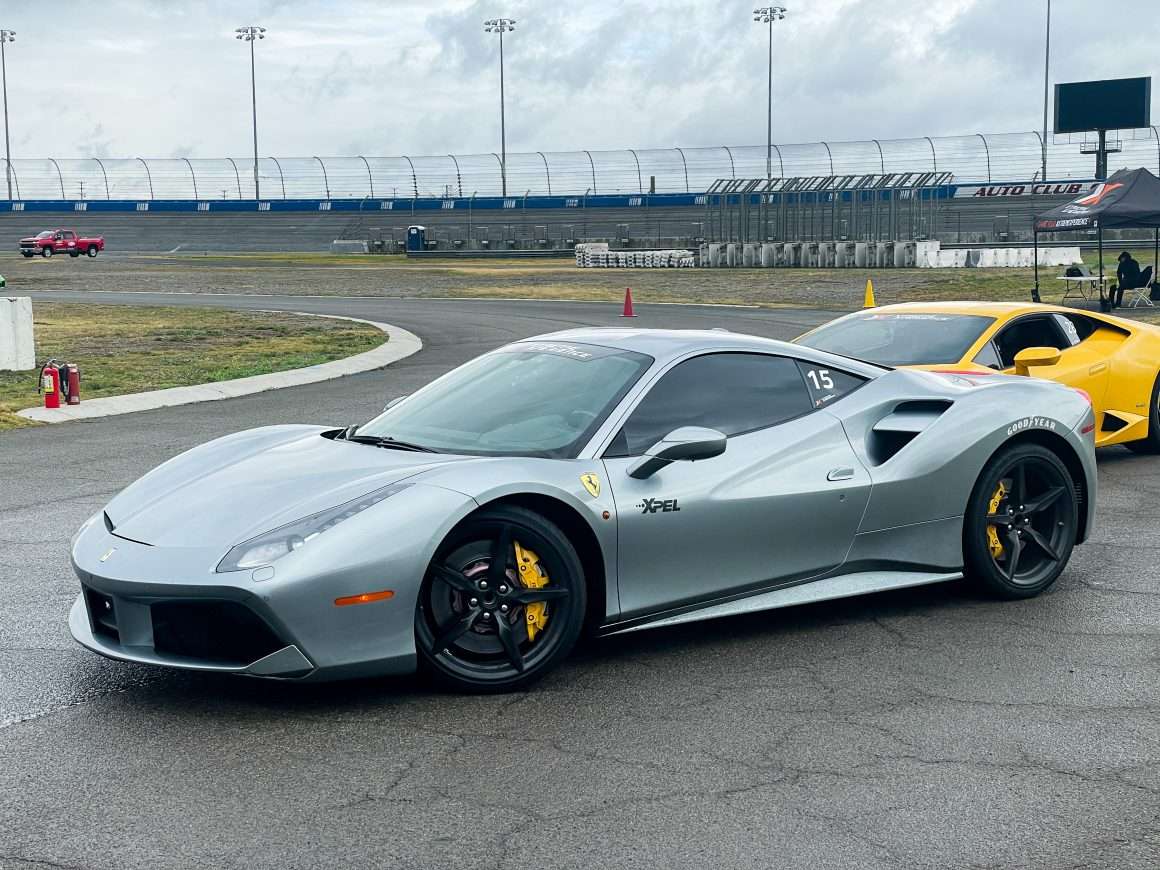 Ferrari side angle