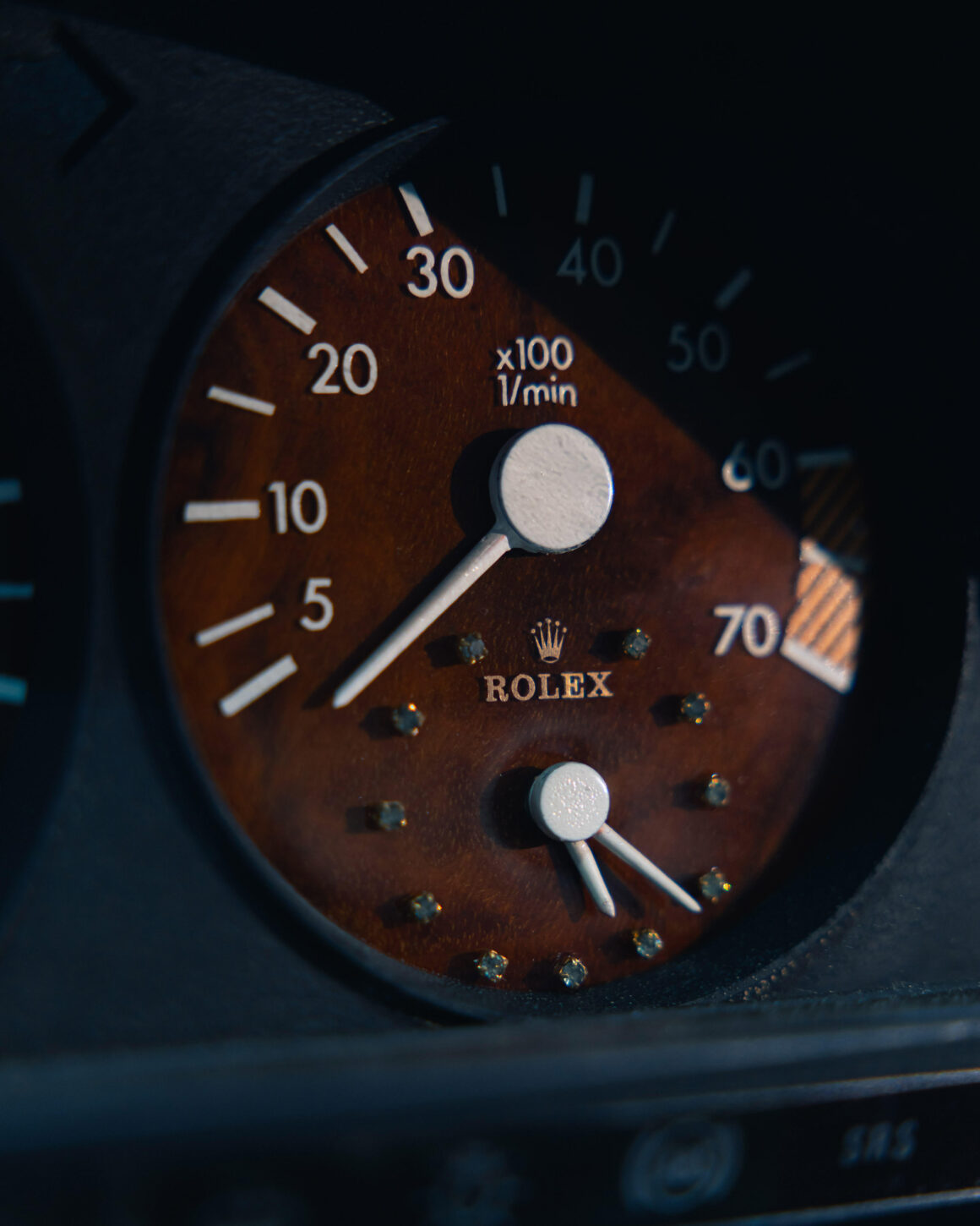 Mercedes 560 SEC AMG Rolex Clock